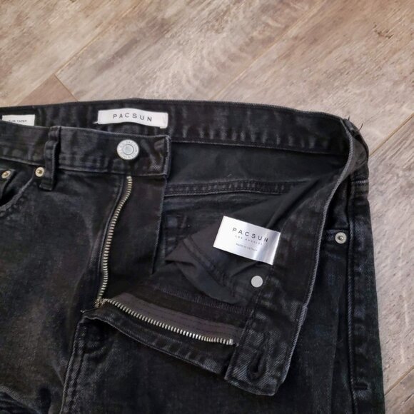 Pacsun Men's Slim Taper Stacked Jeans 30 x 30 - Picture 7 of 8